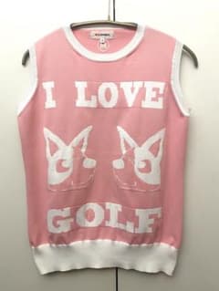 未使用 1万8480円MU SPORTS I LOVE GOLFベスト ウエサコ - メルカリ