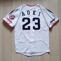 当時物】ヤクルト スワローズ 青木 ビームス ユニフォーム デサント