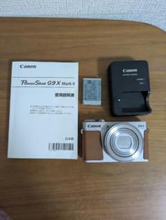 CanonPowerShotG9XMarkIIジャンクSDカードエラー動作不安定 - メルカリ