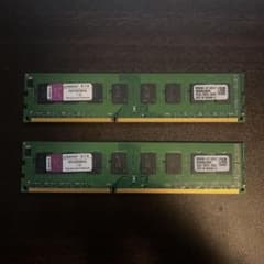 Kingston DDR3-1333 4GB×2枚 デスクトップ用メモリ - メルカリ