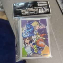 デジモン オフィシャルカードスリーブ 城之崎有紗&ヴァイオレット60枚