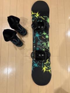 K2 スノーボード セット ブラック/グリーン 110 - メルカリ