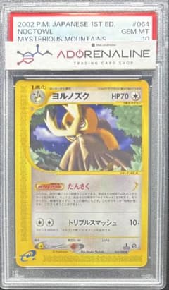 PSA10】ヨルノズク ポケモンカードe 064/088 - メルカリ