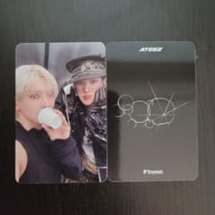 ateez fromm store ヨントン ユニット トレカ ヨサン ミンギ - メルカリ