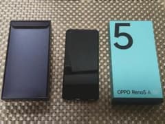 OPPO Reno5 アイスブルー 手帳型カバーおまけつき - メルカリ