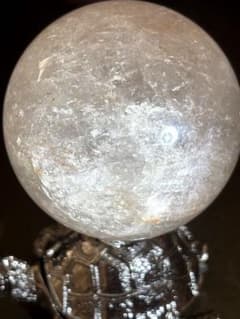 ピンクアゼツライトスフィア 55㎜ アメリカ産（新品未使用）亀の台座