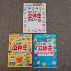 算数脳ドリル立体王 3冊セット - メルカリ