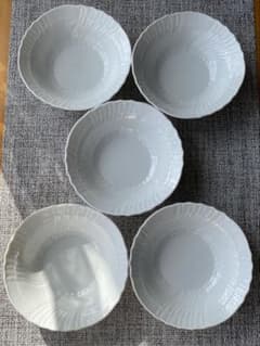 リチャードジノリ ベッキオホワイト フルーツソーサー 5枚セット