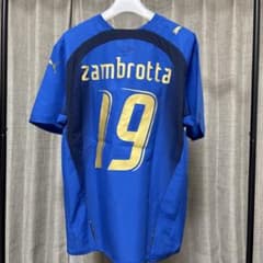 貴重】イタリア代表 2006W杯優勝 NO.19 ザンブロッタユニフォーム