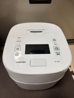 TOSHIBA 炊飯器 炎匠炊き RC-18VXT （W）2023年製 - メルカリ
