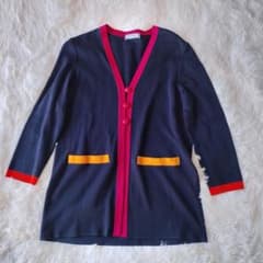 完売品】パーリーゲイツ LIBERTY プリント Vネック ニットベスト 花柄