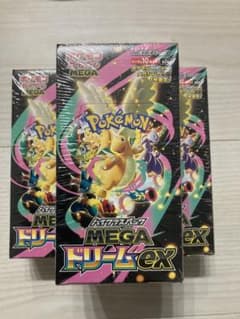 ポケモンカードゲーム MEGA ドリームEX 3box シュリンク付き - メルカリ