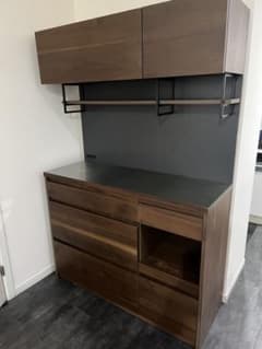 s*w様 (美品)UNICO DIXキッチンボードW1200 食器棚・キッチンカ - メルカリ