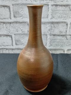 ブラウン 陶器 花瓶 - メルカリ