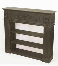 マントルピース コンソール シェルフ ブラック シャビーシック 5008