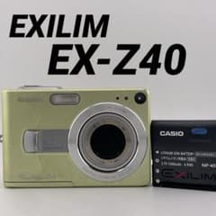 実写美⭕️【動作確認済】CASIO カシオ EXILIM EX-Z40 グリーン - メルカリ