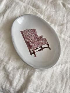 astier de villatte アスティエ 好き 椅子 陶器皿 楕円 - メルカリ
