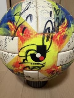 Jリーグ公式試合球 2019年 コネクト 京都サンガ 実使用 サイン入り