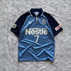 希少 PUMA 98-99 J1 サッカー ジュビロ 名波浩 ユニフォーム L - メルカリ