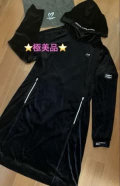 ⭐️ほぼ新品⭐️マスターバニー ベロア パーカーワンピース フーディ