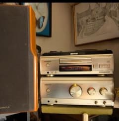 SANSUI ALF9 コンポ 2wayスピーカーリモコン、ケーブル、取説書付き