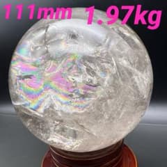 ✳️美煌☆激凄美宝珠☆極上の逸品☆スモーキークォーツ 丸玉 天然石