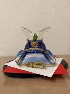義山 ガラス 兜 金箔 新品未使用 完品 - メルカリ
