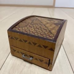 箱根 寄木細工 小箱 引き出し 小物入れ 伝統工芸 音が鳴る - メルカリ