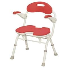 ⭐︎新品未開封⭐︎ 定価38500円 折りたたみシャワーチェアー FUレッド