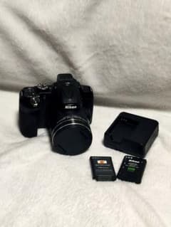 Nikon COOLPIX P600【動作確認済み・予備バッテリー付】 - メルカリ