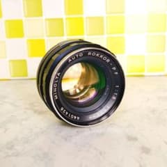 MINOLTA ROKKOR−PF 55mm f1.8 単焦点 レンズ - メルカリ