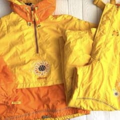 平成レトロ！ビビットカラーが可愛い ellesse エレッセ スキーウェア L