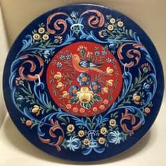 ヒンデローペン アンティークオランダ伝統工芸 ボタニカル柄