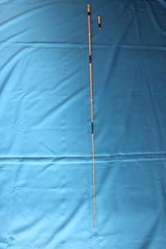 RNO83 タナゴ和竿 3本繋ぎ、2本繋ぎでも使える布袋竹 半製品 色塗り