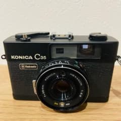 美品 シャッター◯ KONICA コニカ C35 Flashmatic ブラック - メルカリ
