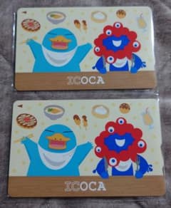 大阪関西万博 記念ICOCA2枚セット イコちゃん＆ミャクミャク 残高ゼロ