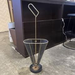 50's Mid Century ヴィンテージ メッシュデザイン 傘立て - メルカリ