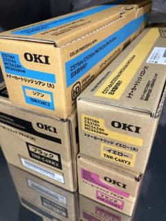 OKI トナーカートリッジ 4色セット マゼンタ小 TNR-C4 - メルカリ