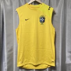 NIKE 08/09 ブラジル代表ユニ ノースリーブシャツ タンクトップ y2k