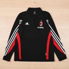 0304 ACミラン ハーフジップ トレーニングトップ 長袖 ブラック M