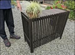 折りたたみ式木製 室外機カバー 3色 値上げ予定 - メルカリ