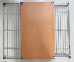 匿名配送 送料込 旧版 ウッドシェルフ スライディングシェルフ