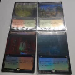 バルダーズゲートの戦い 統率者土地 拡張foil 四種類セット 変遷の泉