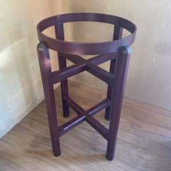 昭和レトロ 木製 火鉢台 幅34cm高さ55cm アンティーク 火鉢 レトロ