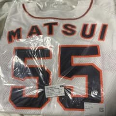 新品未開封 最新 ジャイアンツ 巨人松井秀喜55番 復刻ユニフォーム