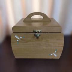 昭和レトロ メイクボックス 木製 コスメボックス 手提げBOX - メルカリ