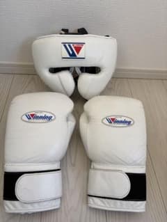 最終値下げ‼️winning 16ozグローブヘッドギア ファールカップセット