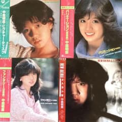 中森明菜 LPレコード4枚セット ピクチャーディスク 帯付き - メルカリ
