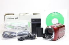 動作品】Victor ビクター GZ-MS213-R ビデオカメラ 軽量 箱付 - メルカリ