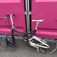 PEUGEOT 折りたたみ自転車 ネイビー CRIQUET - メルカリ